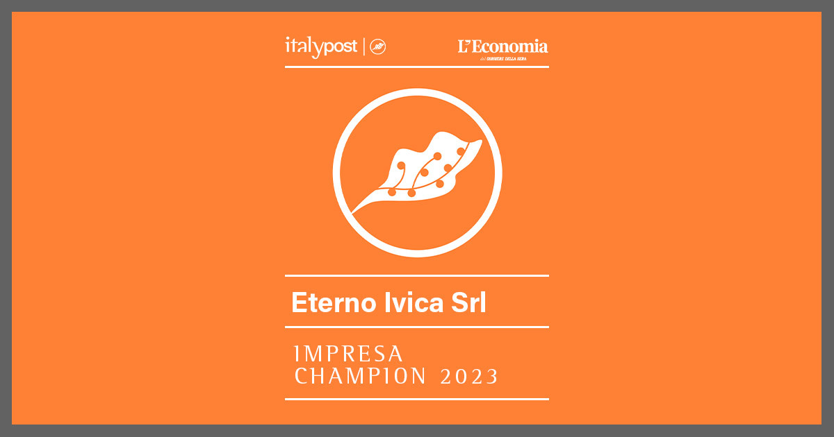 Eterno Ivica parmi les 1000 meilleures entreprises italiennes
