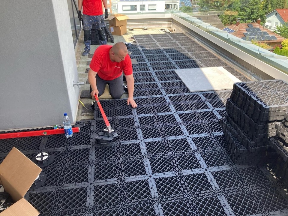Das GRF-System gibt einem Wohnhaus in Pforzheim den letzten Schliff Geliefer von Fa. Goldmann Lindenberger